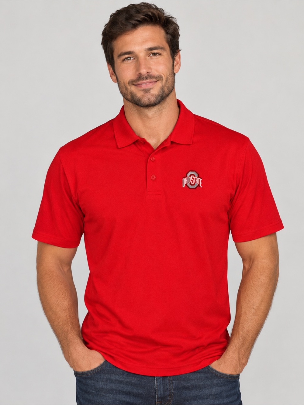 Men's Ohio State Performance Polo - L